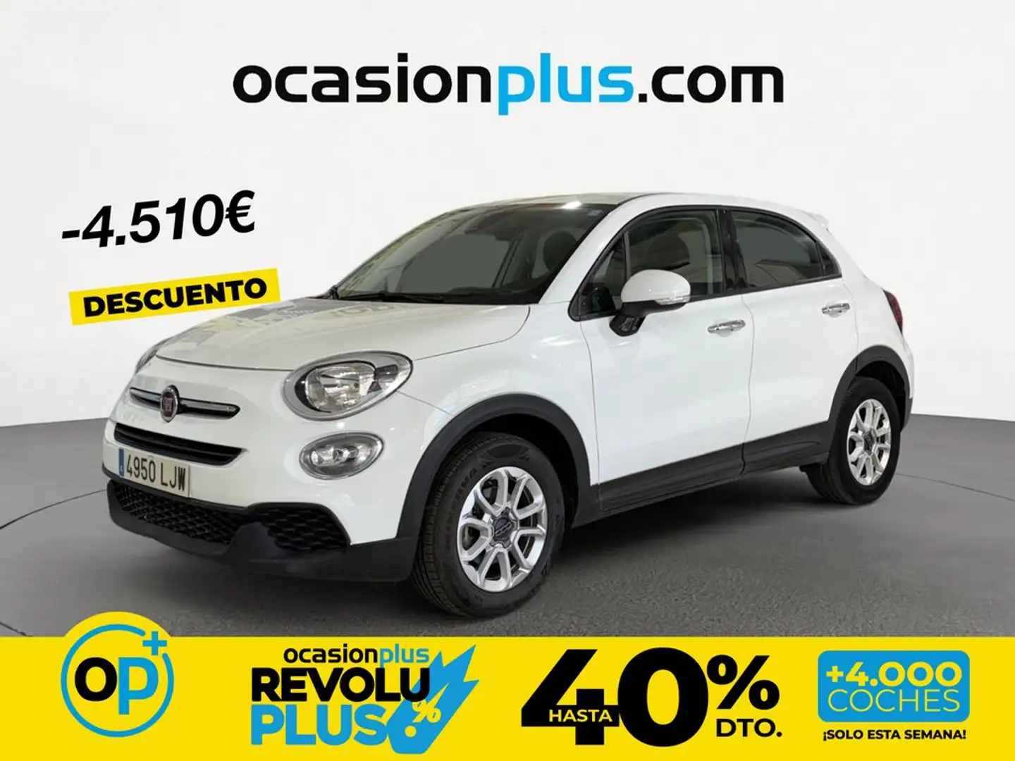 Fiat 500X 1.3Mjt S&S Urban 4x2 Weiß - 1