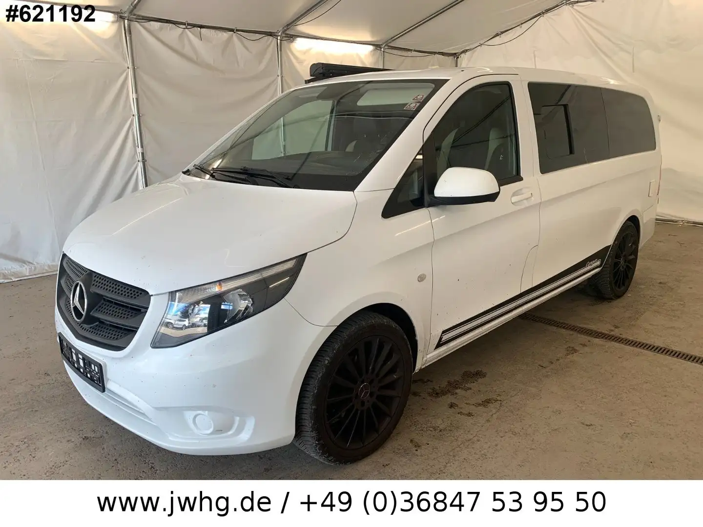 Mercedes-Benz Vito Camper lang Alcantara ALU Küche Markise AHK Wit - 1