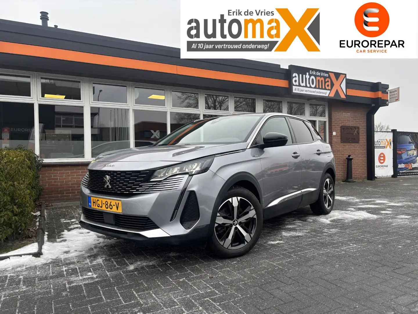 Peugeot 3008 1.6 HYbrid 225 Allure |Camera|Keyless| Gris - 1