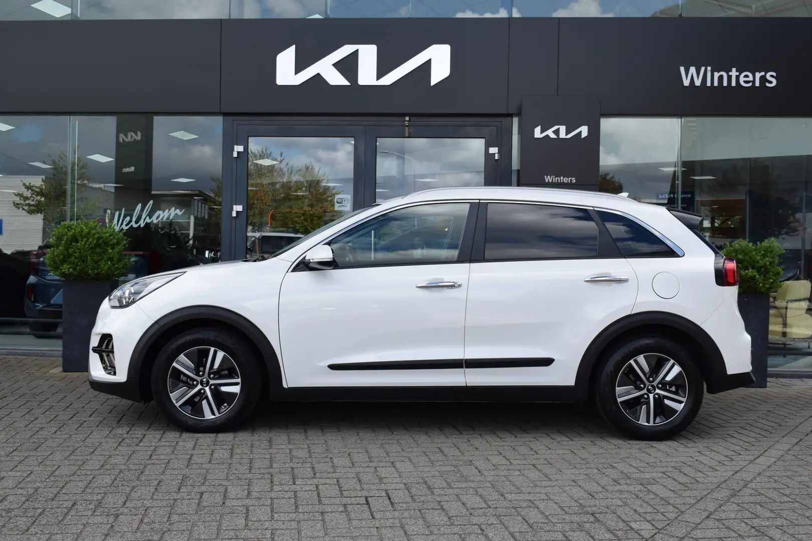 Kia Niro 1.6 GDi Hybrid DynamicLine | Cruise Control Adapti Weiß - 2