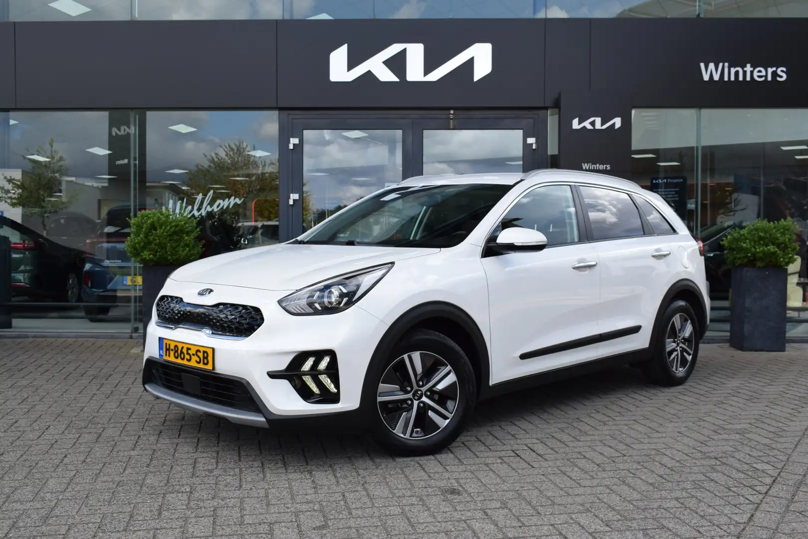 Kia Niro 1.6 GDi Hybrid DynamicLine | Cruise Control Adapti Weiß - 1