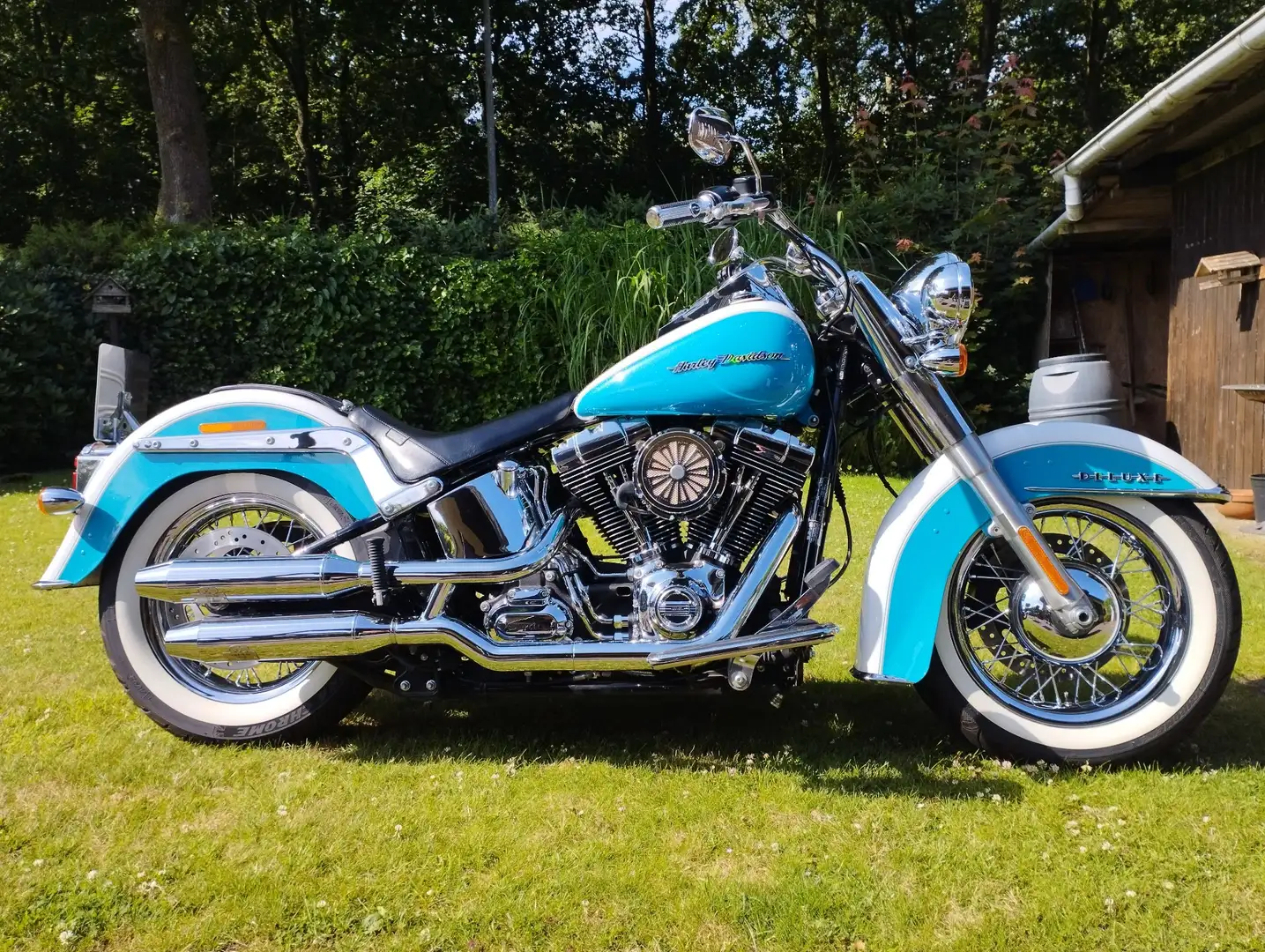 Harley-Davidson Deluxe Bleu - 1