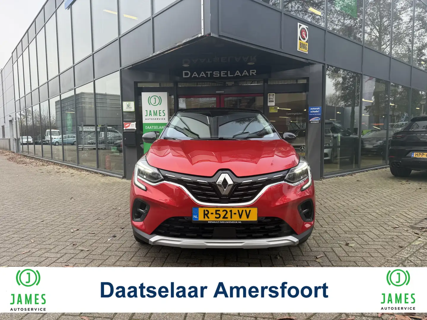 Renault Captur 1.6 E-Tech Plug-in Hybrid 160 Intens VT /Navi /Cam Rood - 1