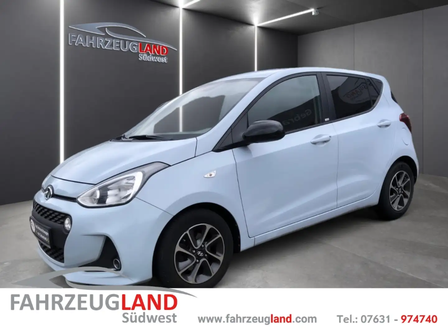 Hyundai i10 YES! 1.2 Klimatronic SHZ Tempomat DAB LM ZV Lenkra Argento - 1