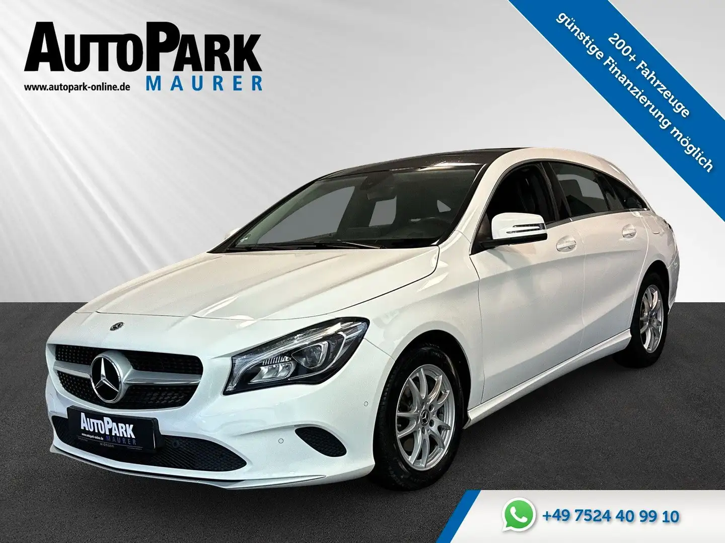 Mercedes-Benz CLA 200 d Pano*Navi* Blanc - 1