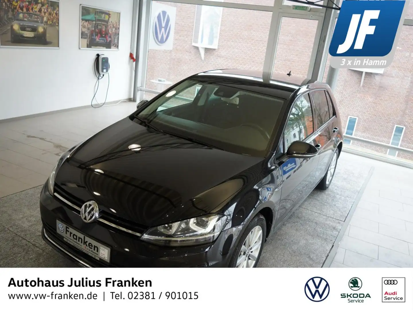 Volkswagen Golf LOUNGE 1.4 TSI BMT KAMERA STANDH ACC SITZH LM Zwart - 1