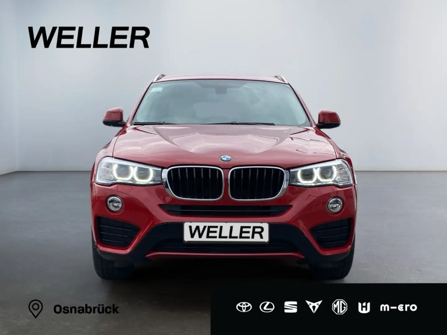 BMW X4 xDrive 20d Advantage *Sportsitze*Leder*CAM*SHZ* Rood - 2