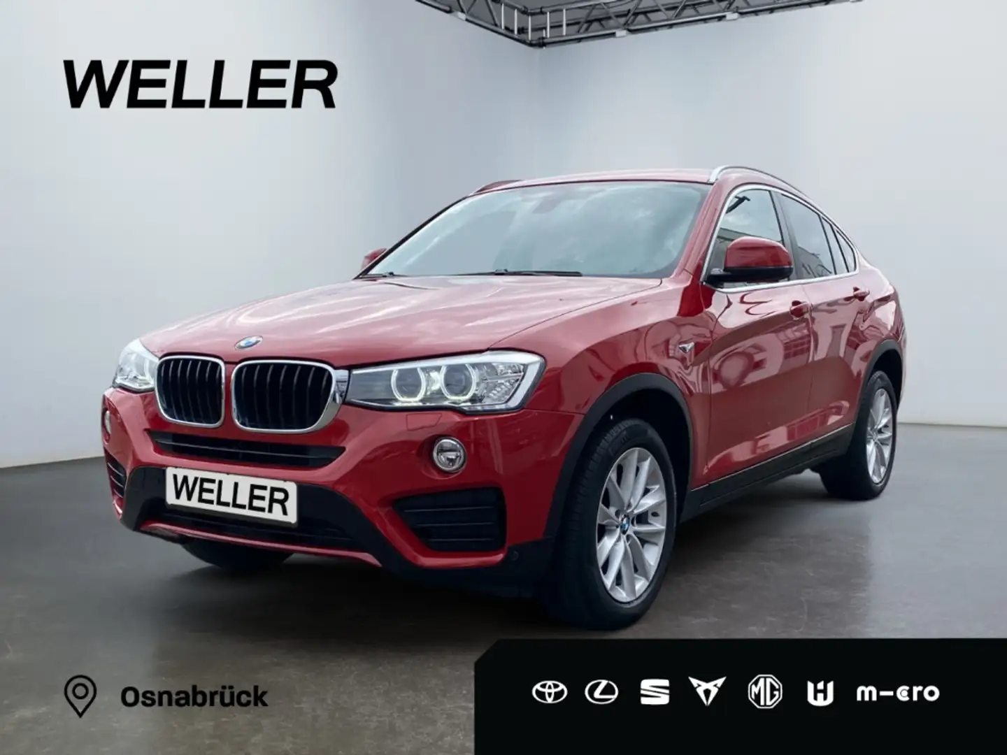 BMW X4 xDrive 20d Advantage *Sportsitze*Leder*CAM*SHZ* Rood - 1