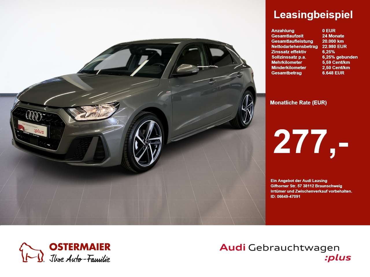Audi A1 2025 — Sportback S-LINE 25 TFSI S-TRONIC VIRTUAL.SPORTSIT