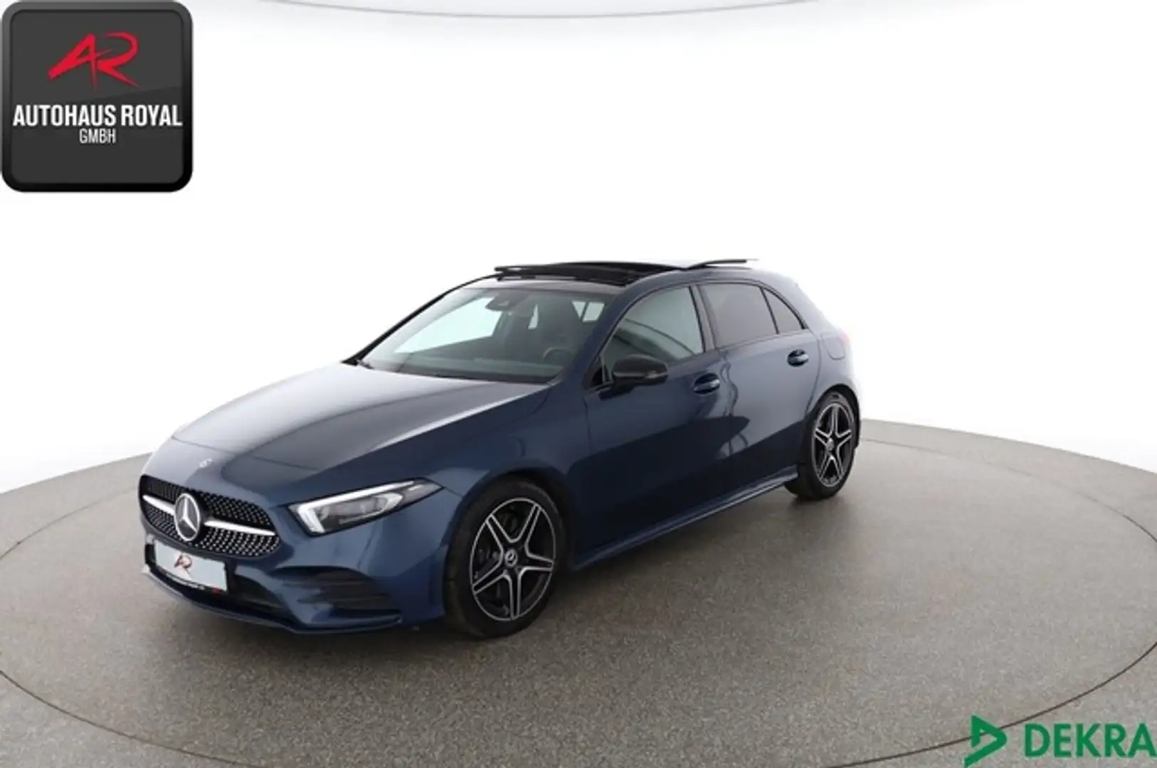 Mercedes-Benz A 250 4M AMG NIGHT MULTIBEAM,BURMESTER,MEMORY,SH Blau - 1
