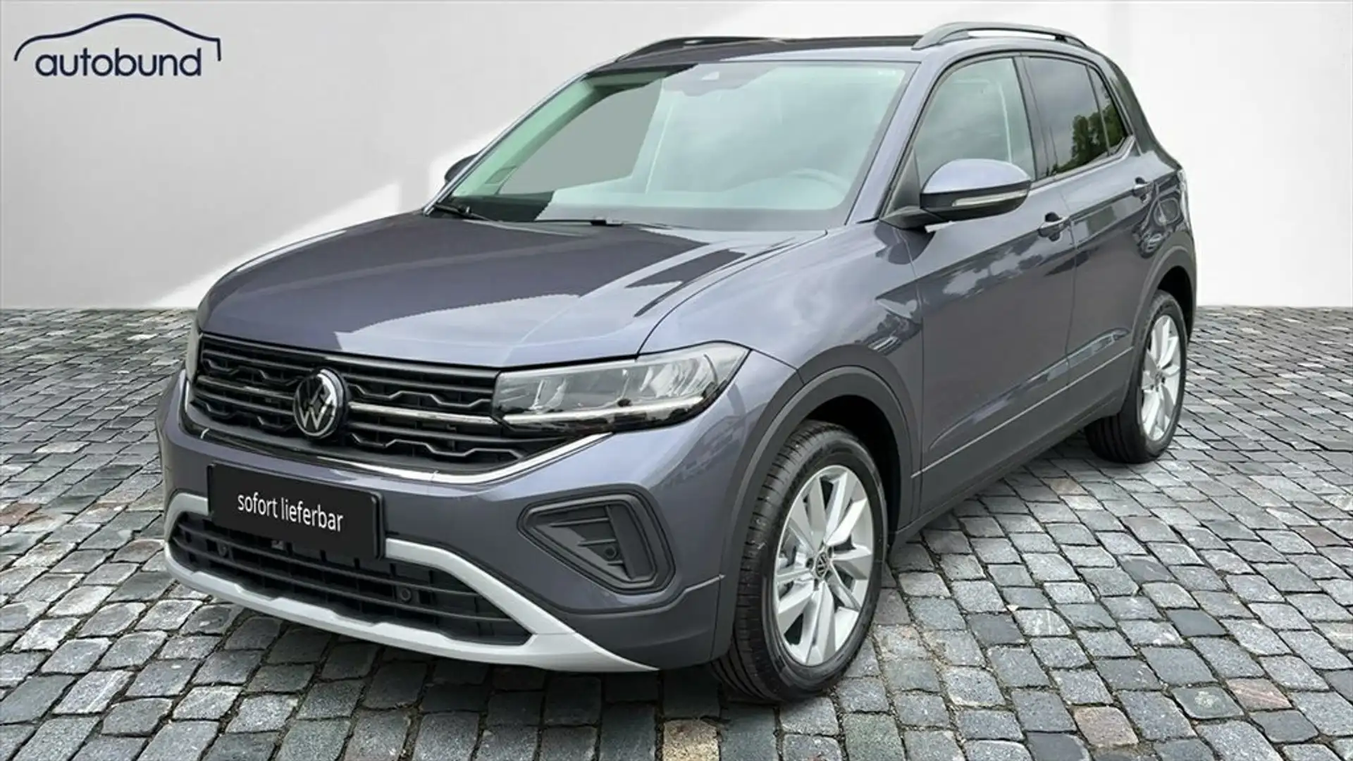 Volkswagen T-Cross 1,5 TSI DSG Advanced AHK Keyless Navi Kamera Gris - 1