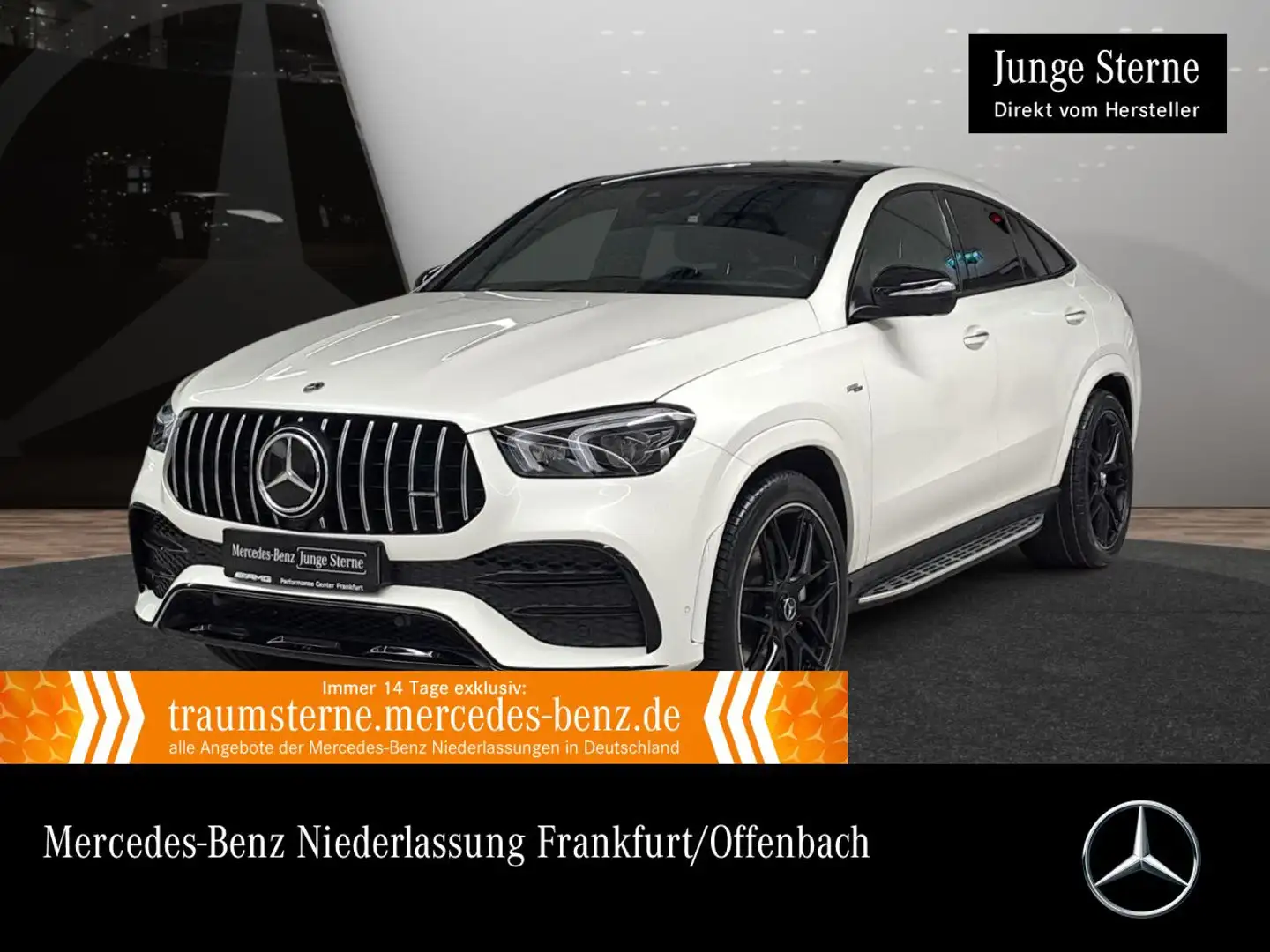 Mercedes-Benz GLE 53 AMG GLE 53 Coupé 4M NIGHT+PANO+360+MULTIBEAM+FAHRASS Weiß - 1