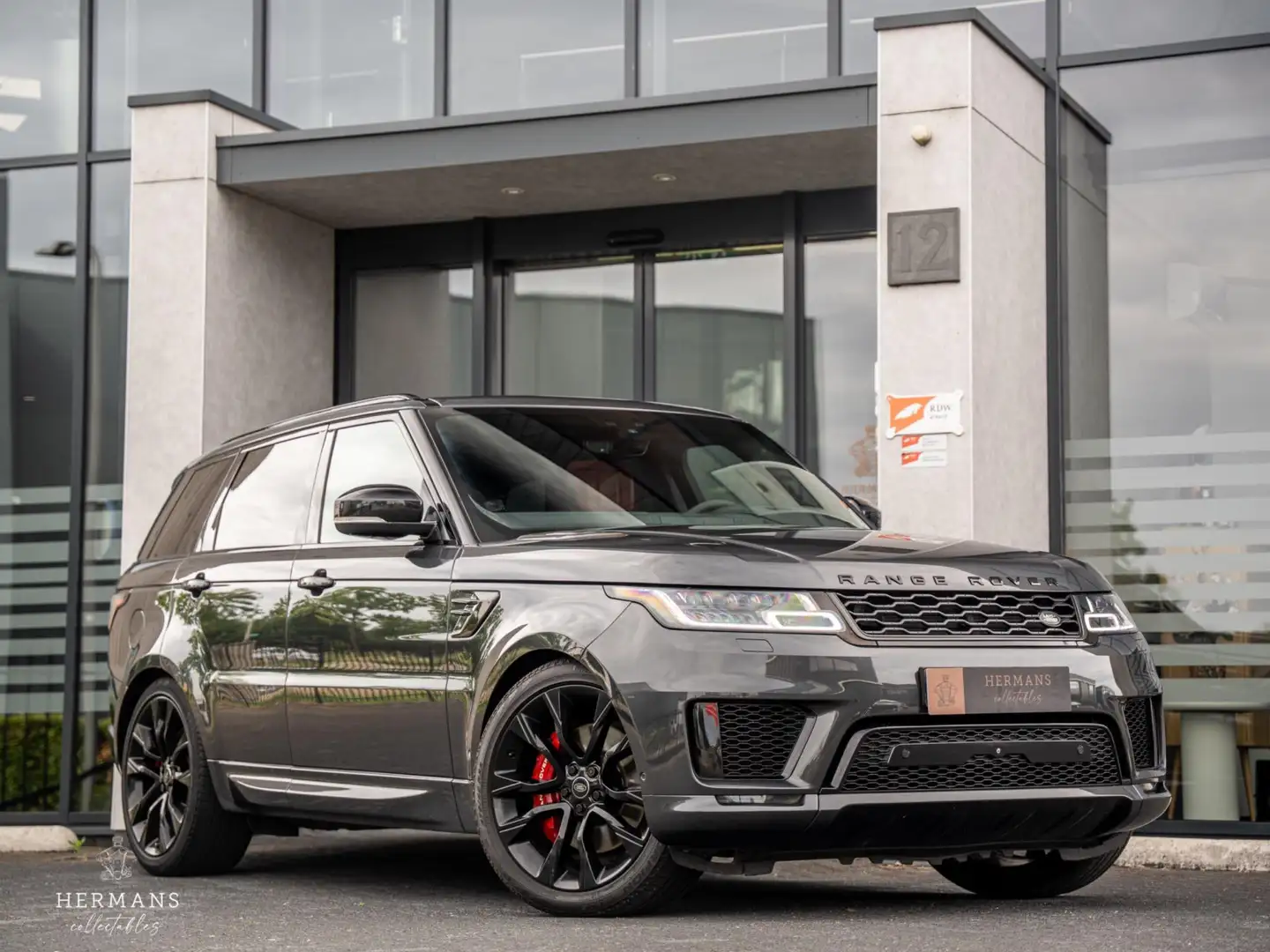 Land Rover Range Rover Sport 3.0 P400 MHEV HST / Org. NL / Carbon / HUD / Massa Grijs - 1