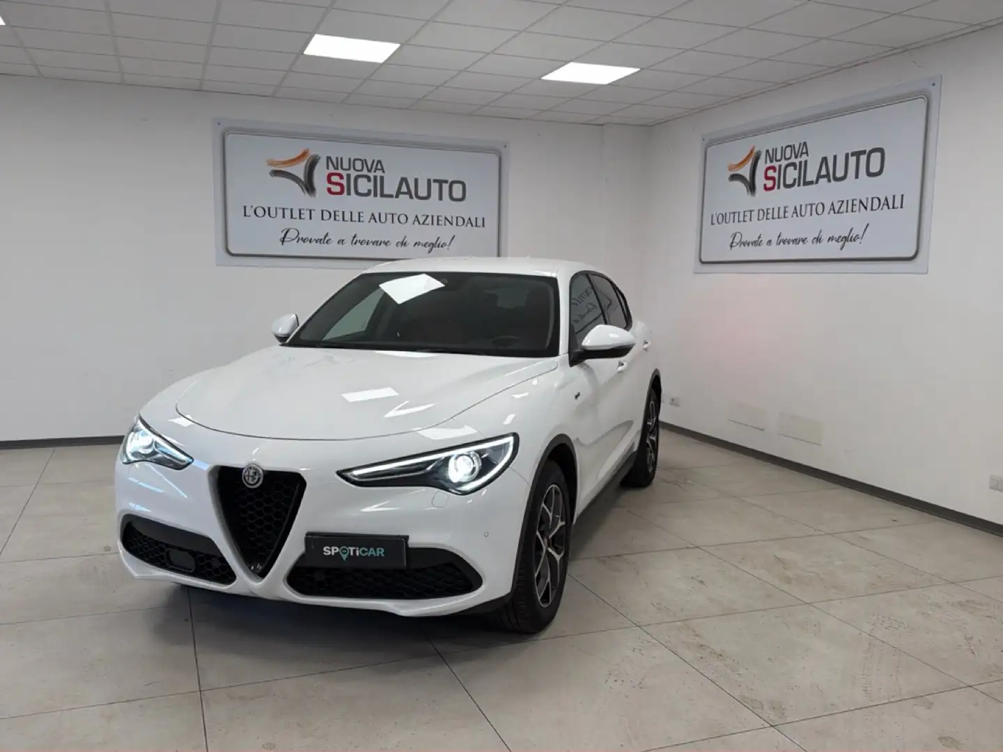 Alfa Romeo Stelvio Stelvio 2.2 Turbodiesel 190 CV AT8 Q4 Sprint Bianco - 2