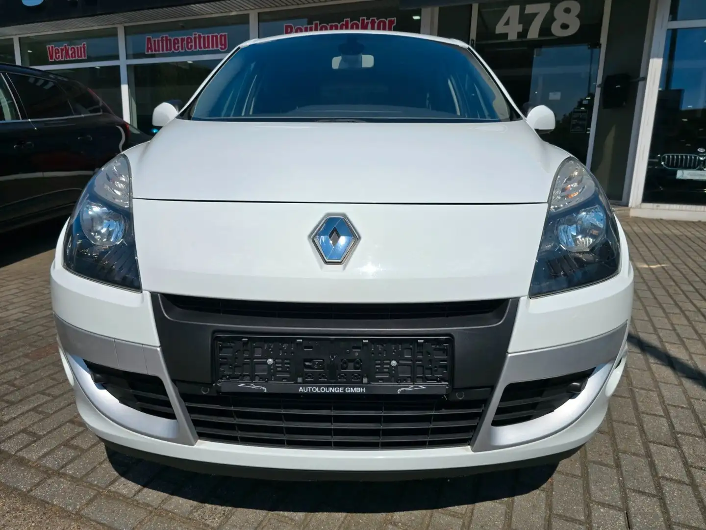 Renault Scenic III Dynamique AUT.*SHZ*PDC*TÜV NEU*2. Hd* White - 2