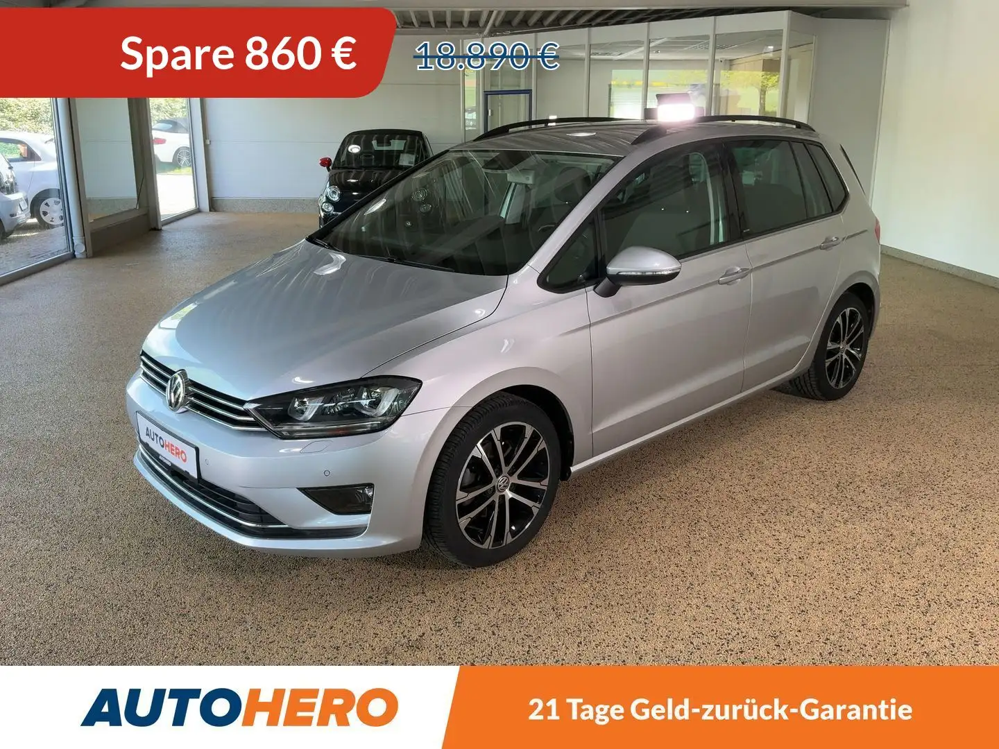 Volkswagen Golf Sportsvan 1.4 TSI Allstar BlueMotion Tech Aut.*NAVI Argent - 1