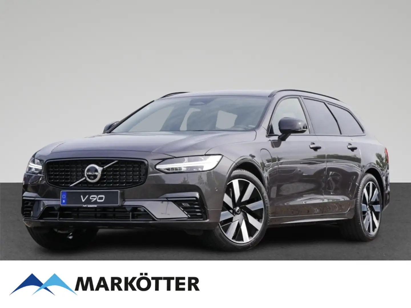 Volvo V90 T6 Plus Dark Recharge 360°CAM/WOOL/FSH/PILOT Grey - 1