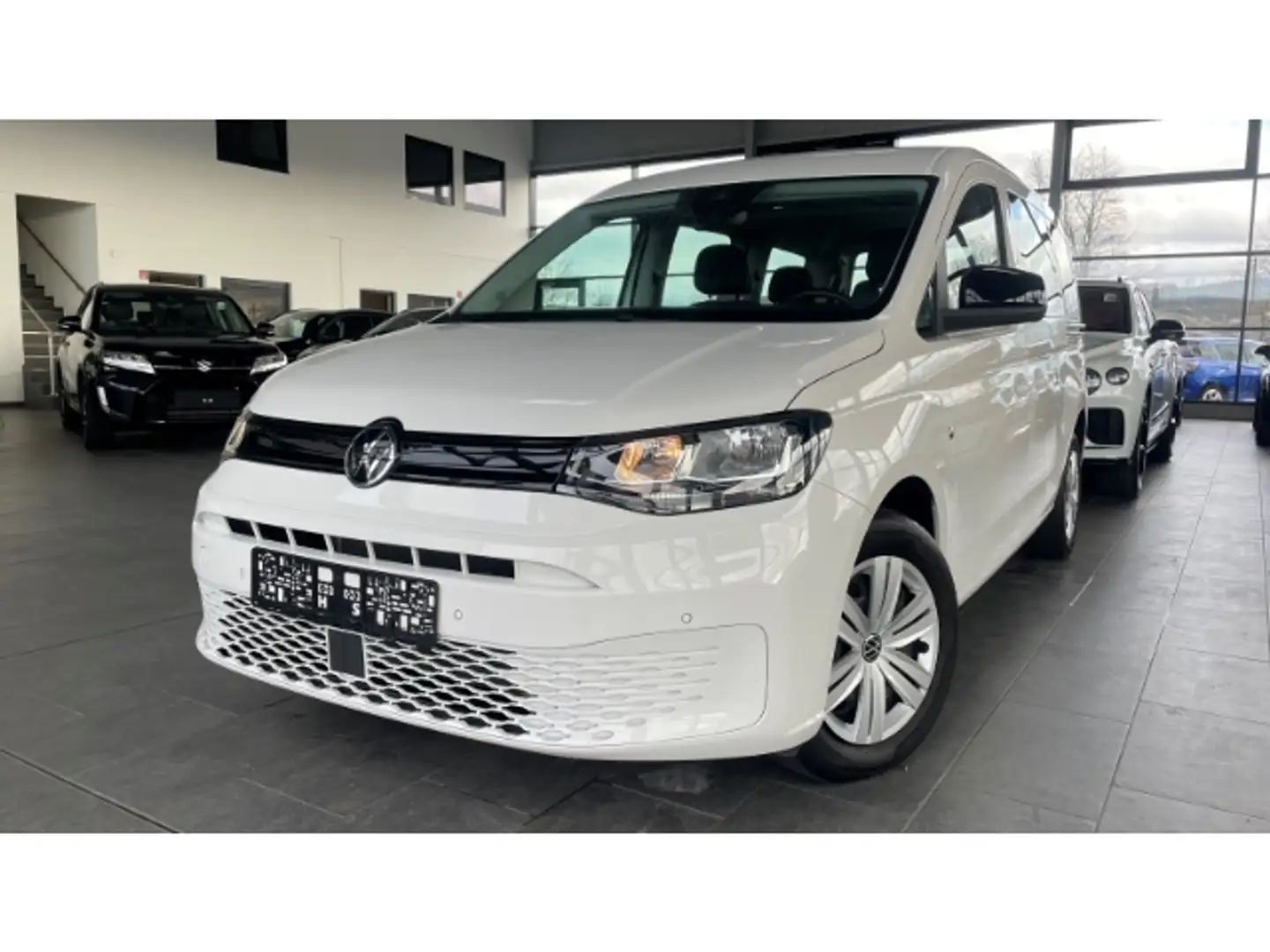 Volkswagen Caddy Maxi 2.0 TDI 7-Sitzer DAB Kamera Keyless Mehrzonen Weiß - 1
