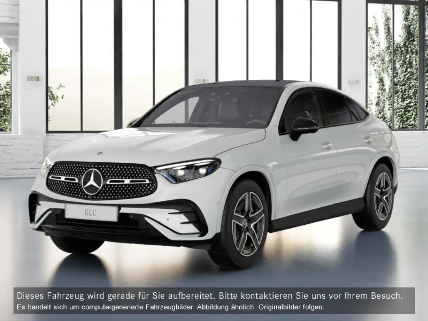 Mercedes-Benz GLC 300 d Cp. 4M AMG Fahrass WideScreen Pano AHK Bianco - 2