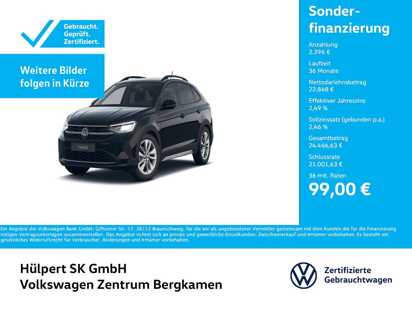 Second hand Volkswagen Taigo 1.5