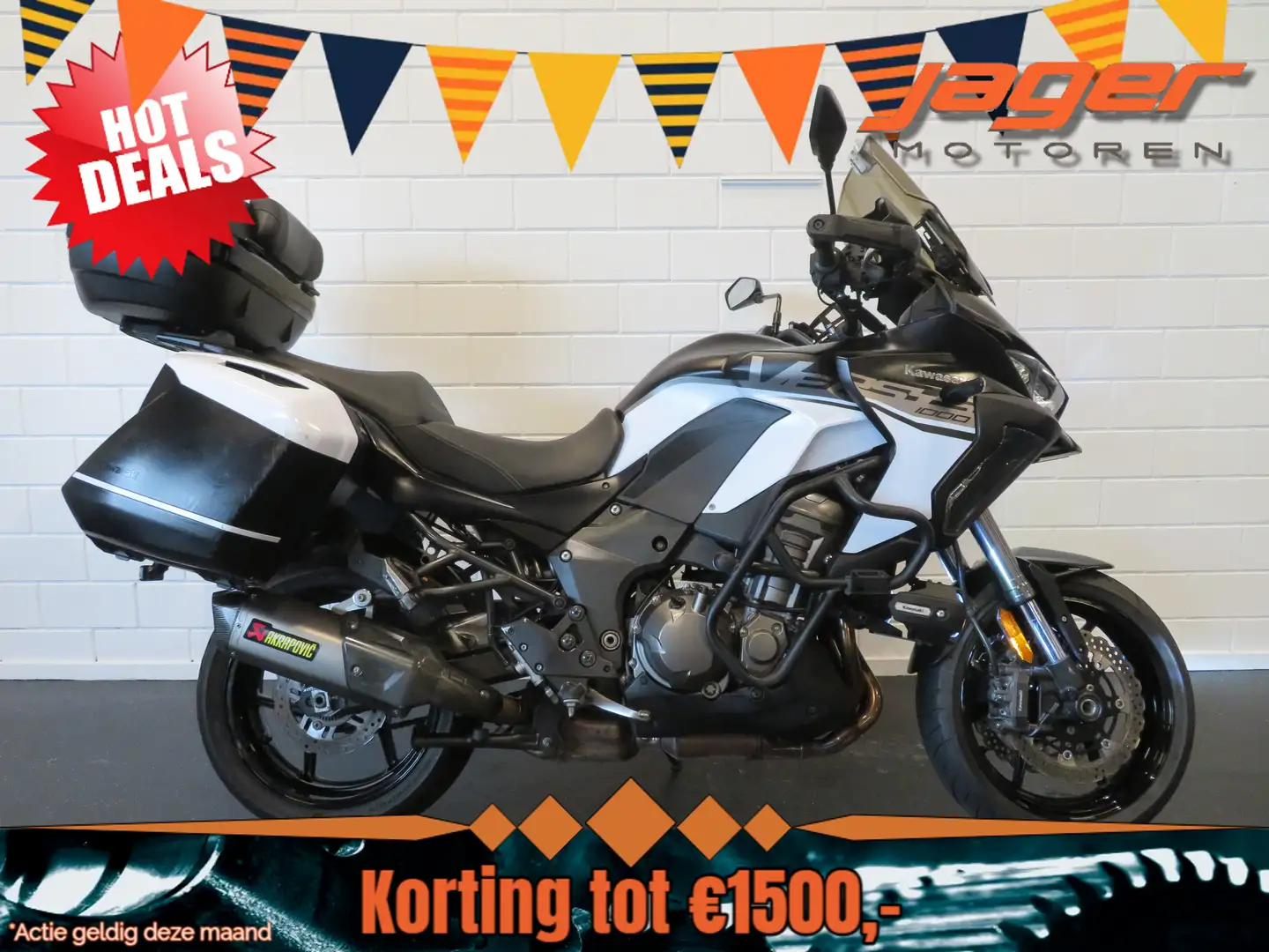 Kawasaki Versys 1000 SE PERFECTE STAAT! Fehér - 1