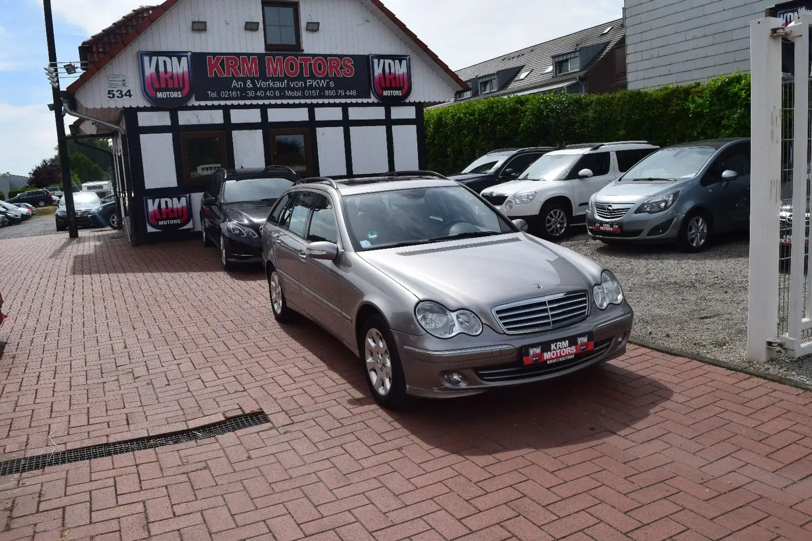 Mercedes-Benz C 180 T  TÜV/AU NEU,AUTOMATIK,KLIMA,SCHIEBEDACH Gris - 1