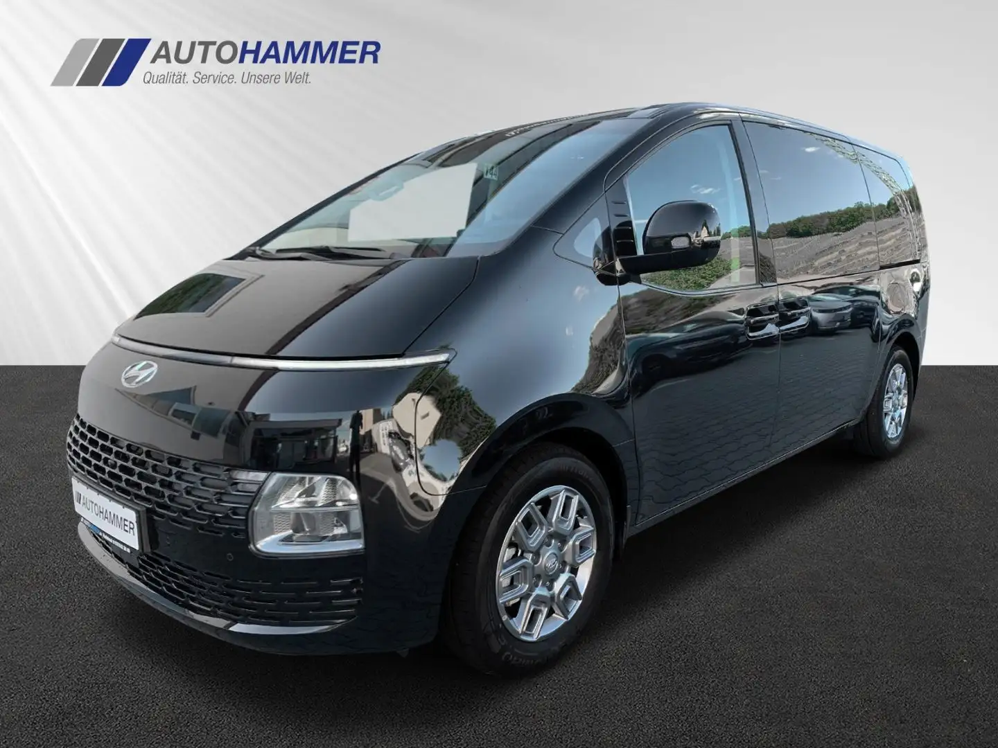 Hyundai STARIA CRDi 2WD AT TREND 9Sitz LED Navi el.ST+HK Czarny - 1