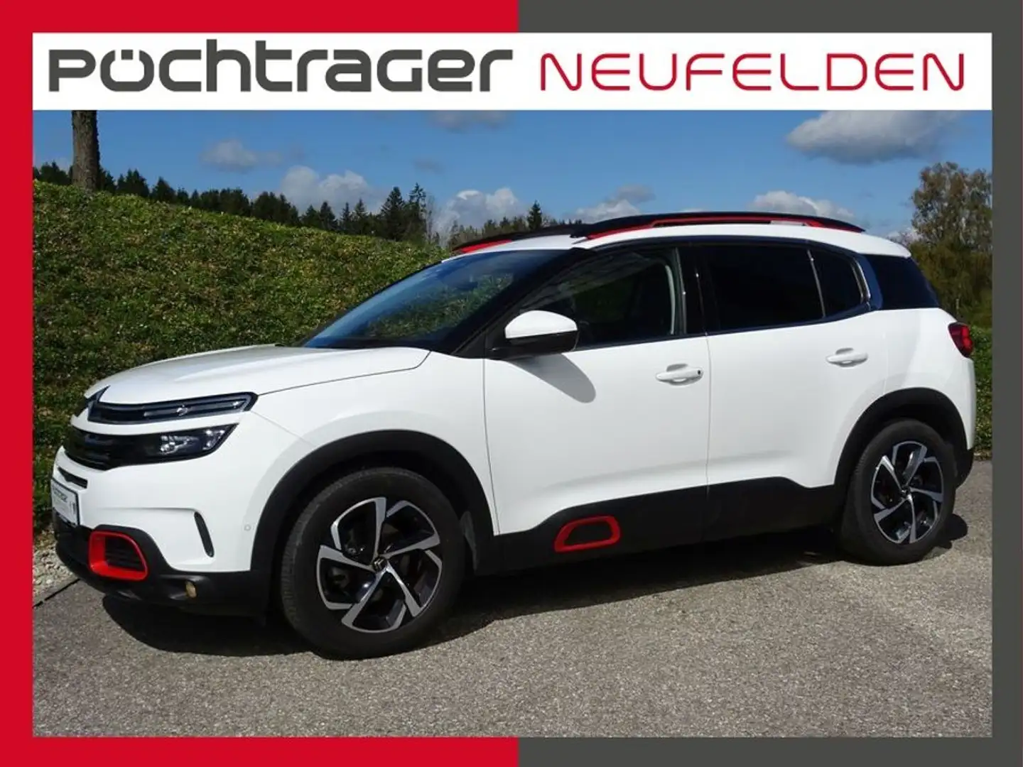 Citroen C5 Aircross BlueHDI 180 Shine EAT8, AHV, Glasdach Weiß - 1