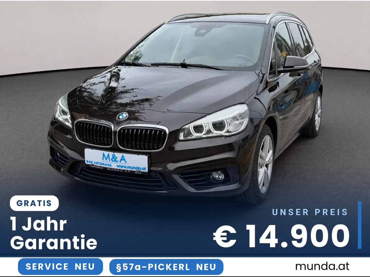 BMW 218 218d Gran Tourer Sport/M-Paket/Aut./Garantie Braun - 1