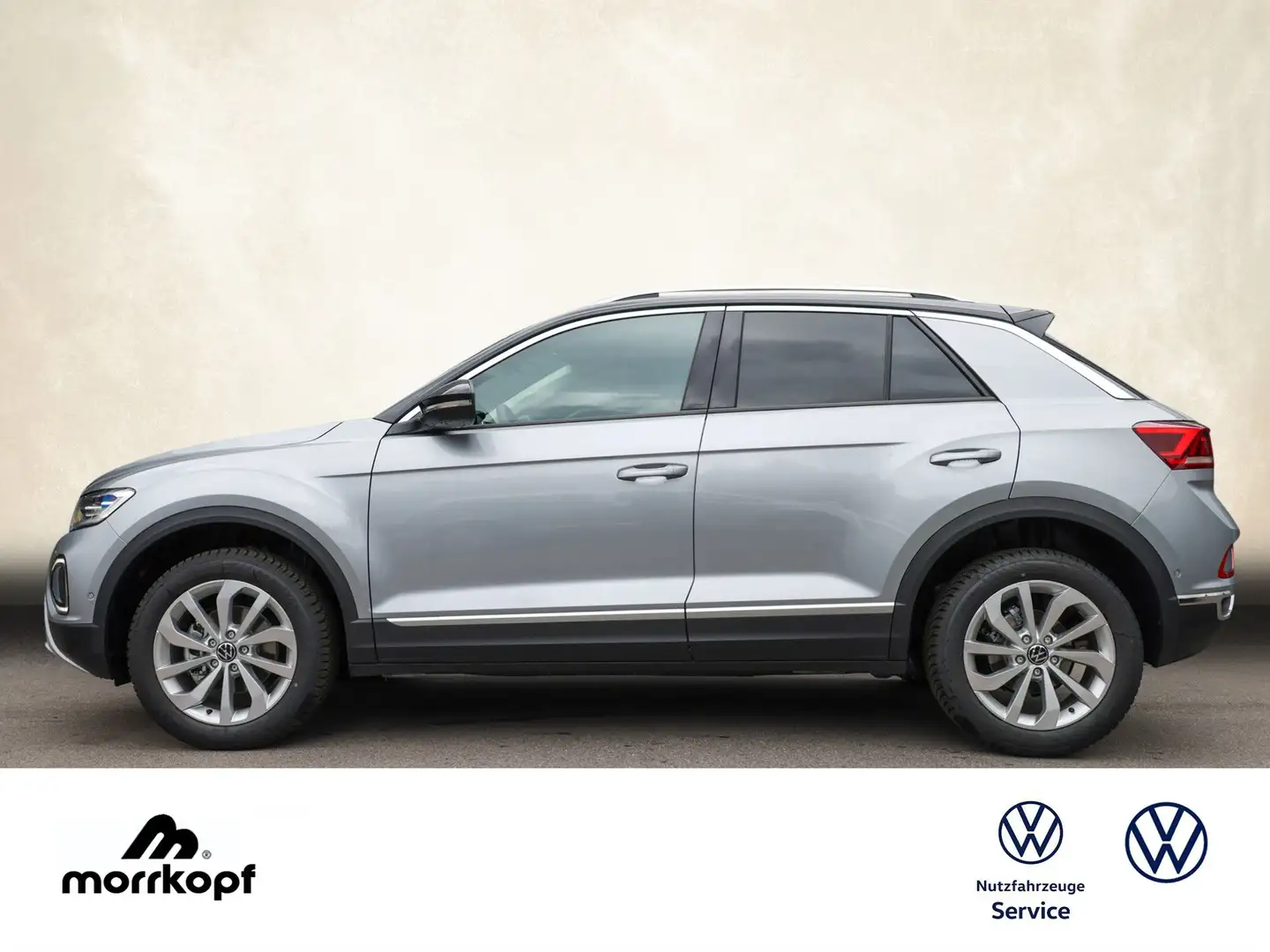 Volkswagen T-Roc 1.5TSI DSG Style +IQDRIVE+RFK+4SEASON+ Navi Silber - 1