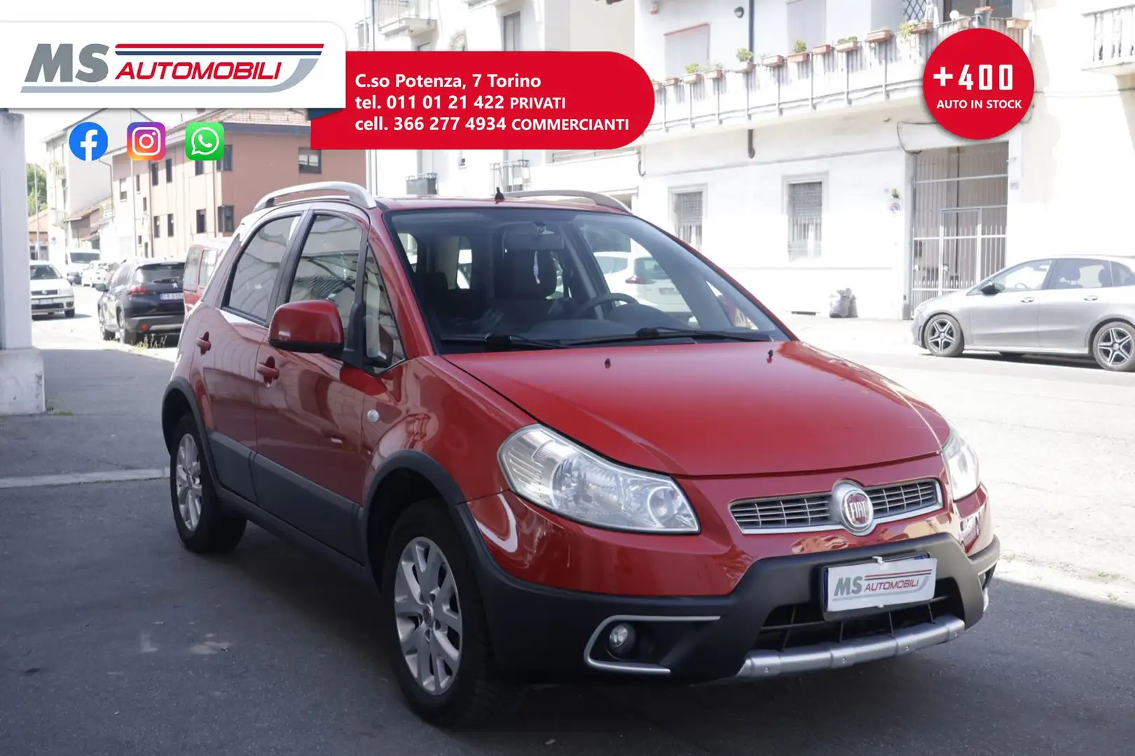 Fiat Sedici 1.6 16V 4x4 Dynamic Unicoproprietario Rosso - 1