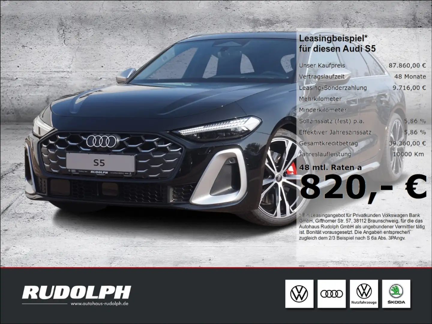 Audi S5 Avant S tronic PANO STHZG B&O HUD MEMORY MATRIX OL Schwarz - 1