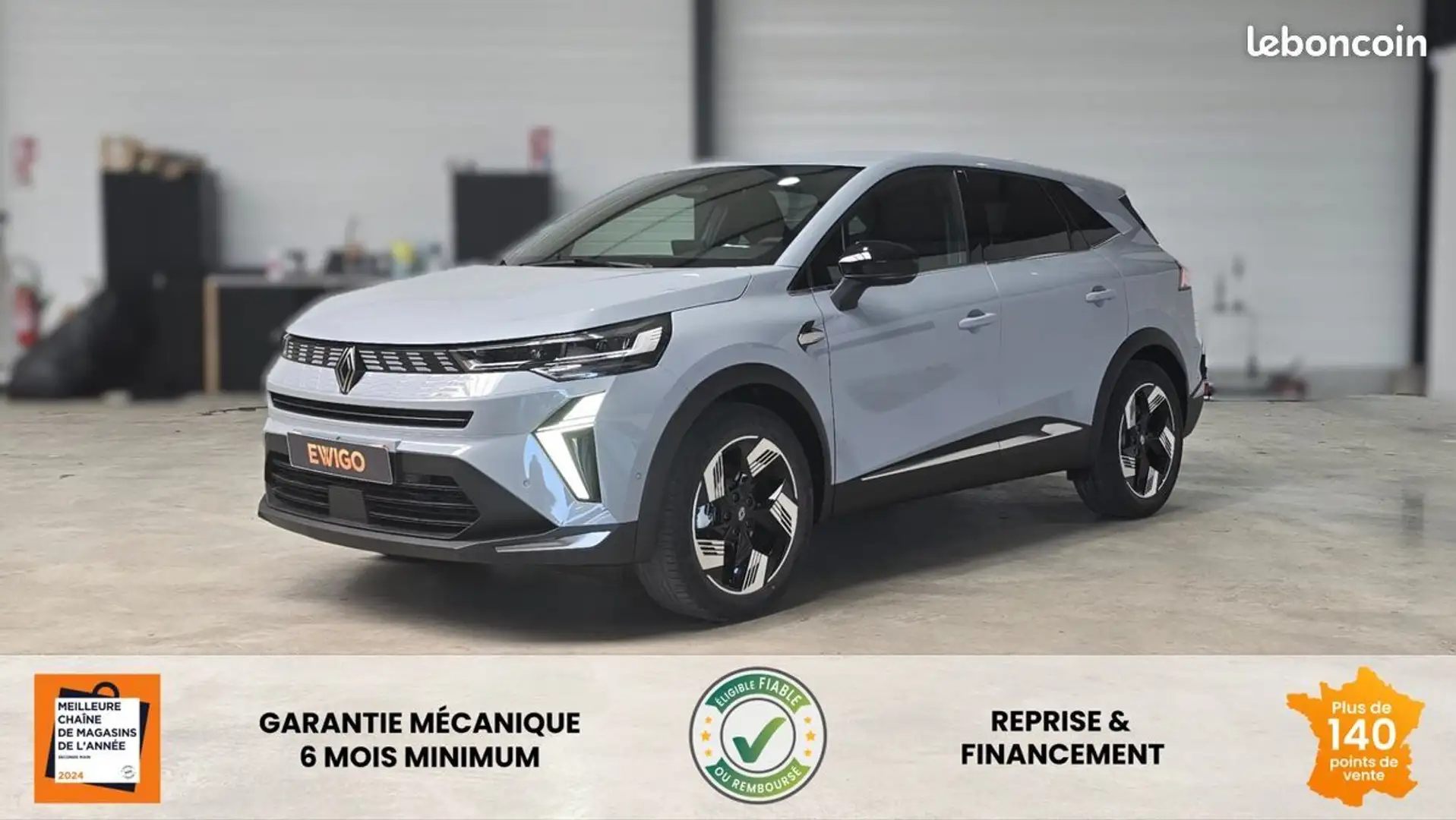 Renault Symbioz e-tech full hybrid 1.8 160ch techno + hayon mains libres Grijs - 1