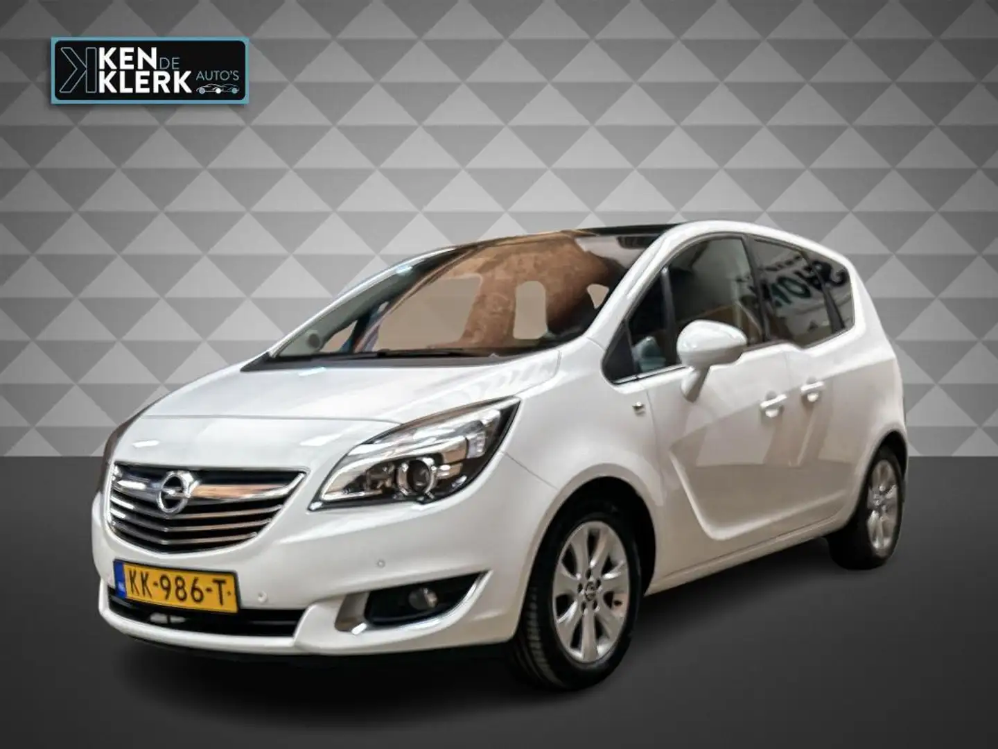 Opel Meriva 1.4 Turbo Blitz |Panorama |Leder|45.000km NAP! Blanc - 1