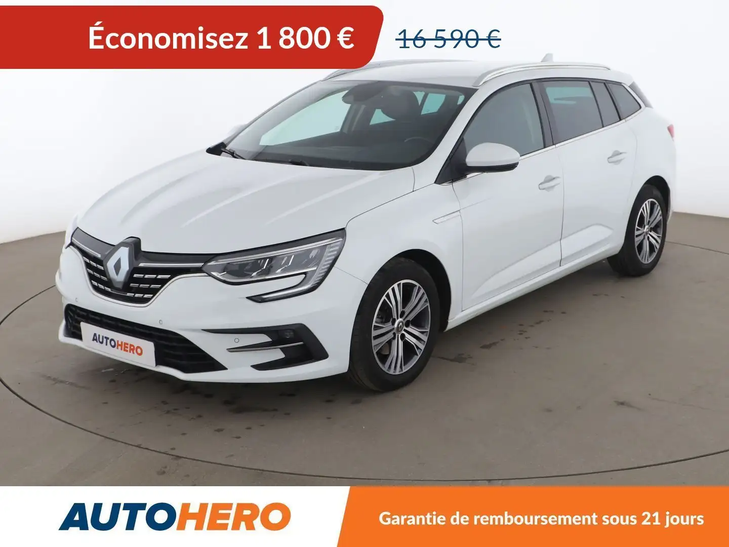Renault Megane Estate 1.5 dCi Blue Intens EDC Blanc - 1