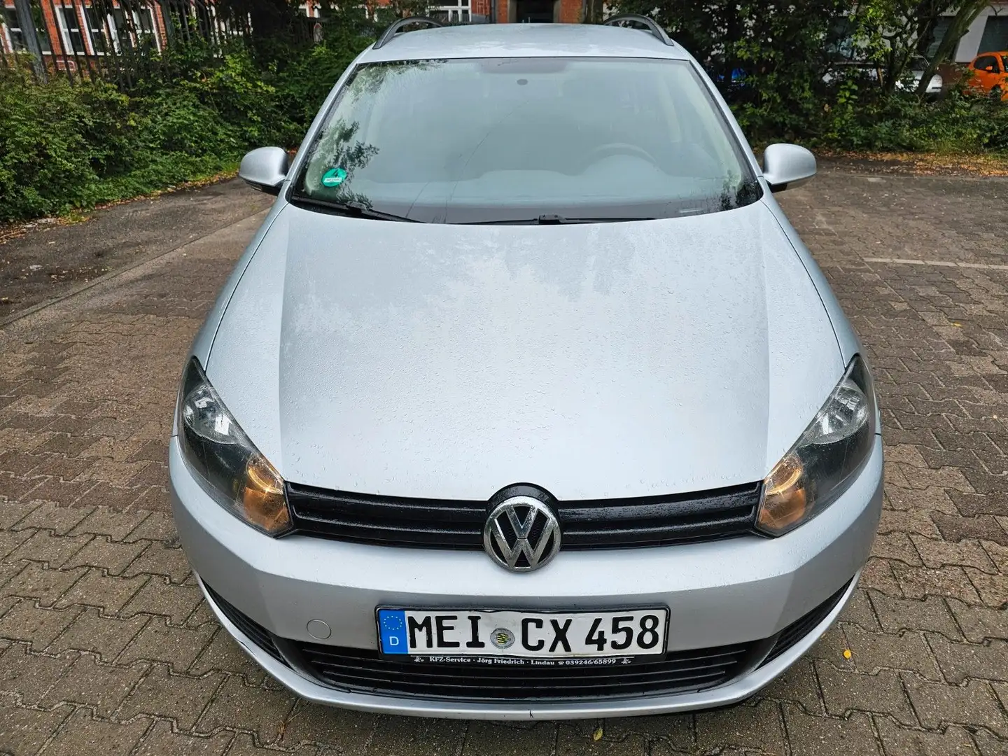 Volkswagen Golf VI 1.6 TDI Variant Trendline BlueMotion Argento - 2