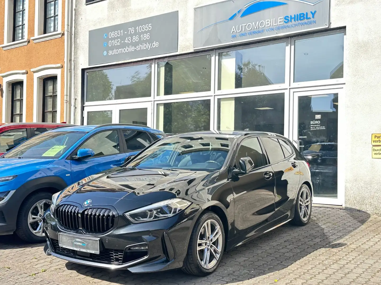 BMW 118 d M Sport Automatik, LED, Teilleder Schwarz - 1