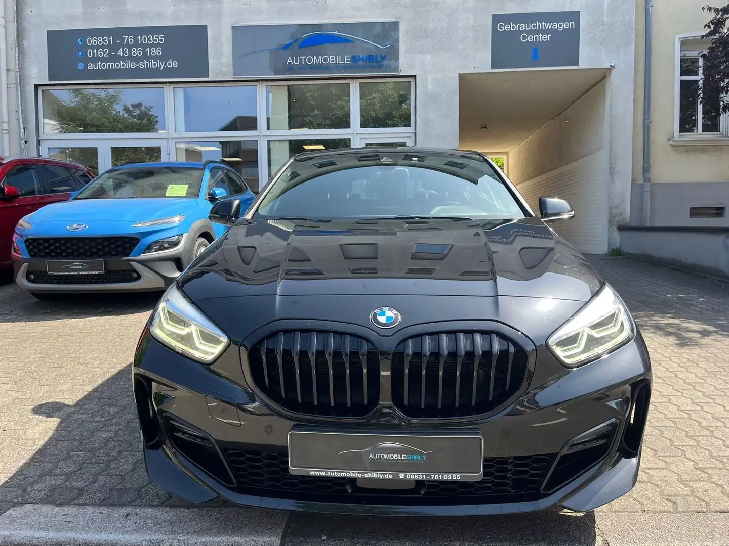 BMW 118 d M Sport Automatik, LED, Teilleder Schwarz - 2