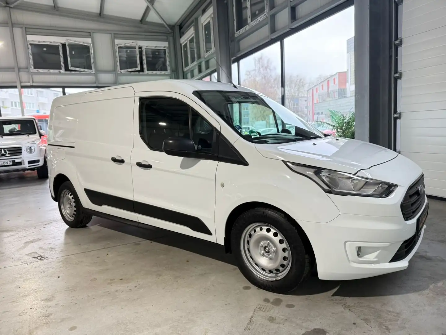 Ford Transit Connect lang Trend*KLIMA*R.CAM*AUTOMATIK Blanc - 1