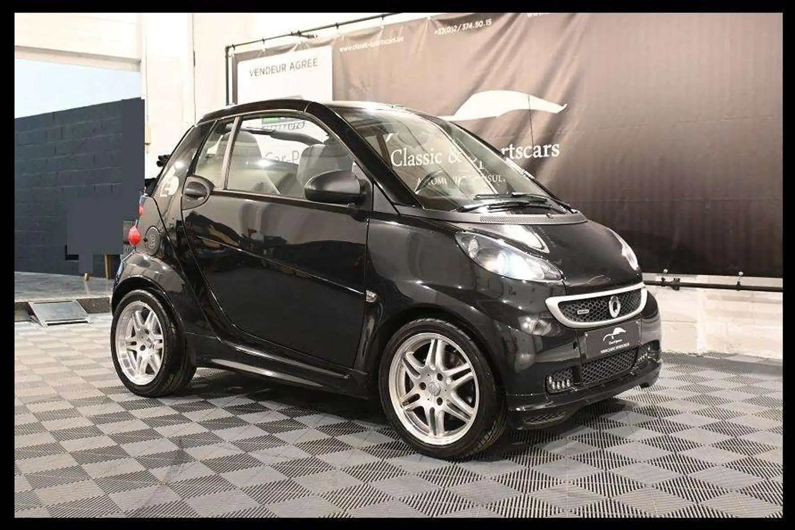 smart brabus CABRIOLET 17.6 kWh Electric Drive / FULL OPTIONS Negru - 1