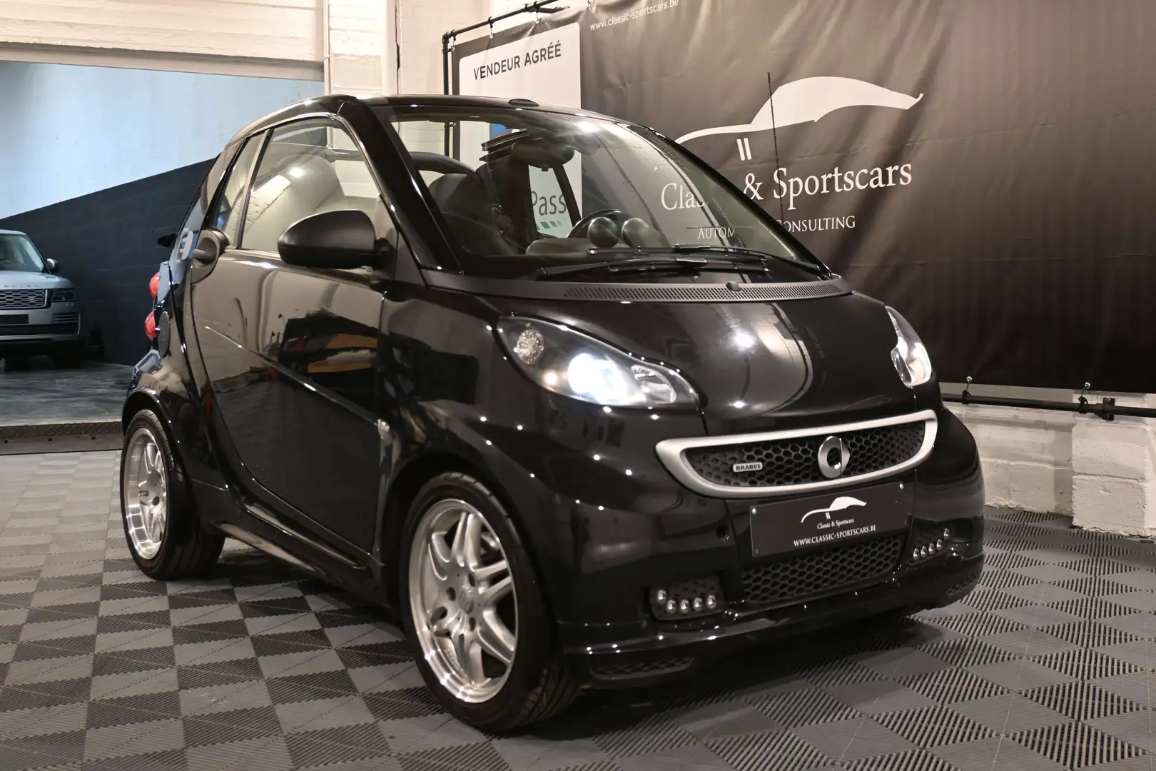 smart brabus CABRIOLET 17.6 kWh Electric Drive / FULL OPTIONS Black - 2