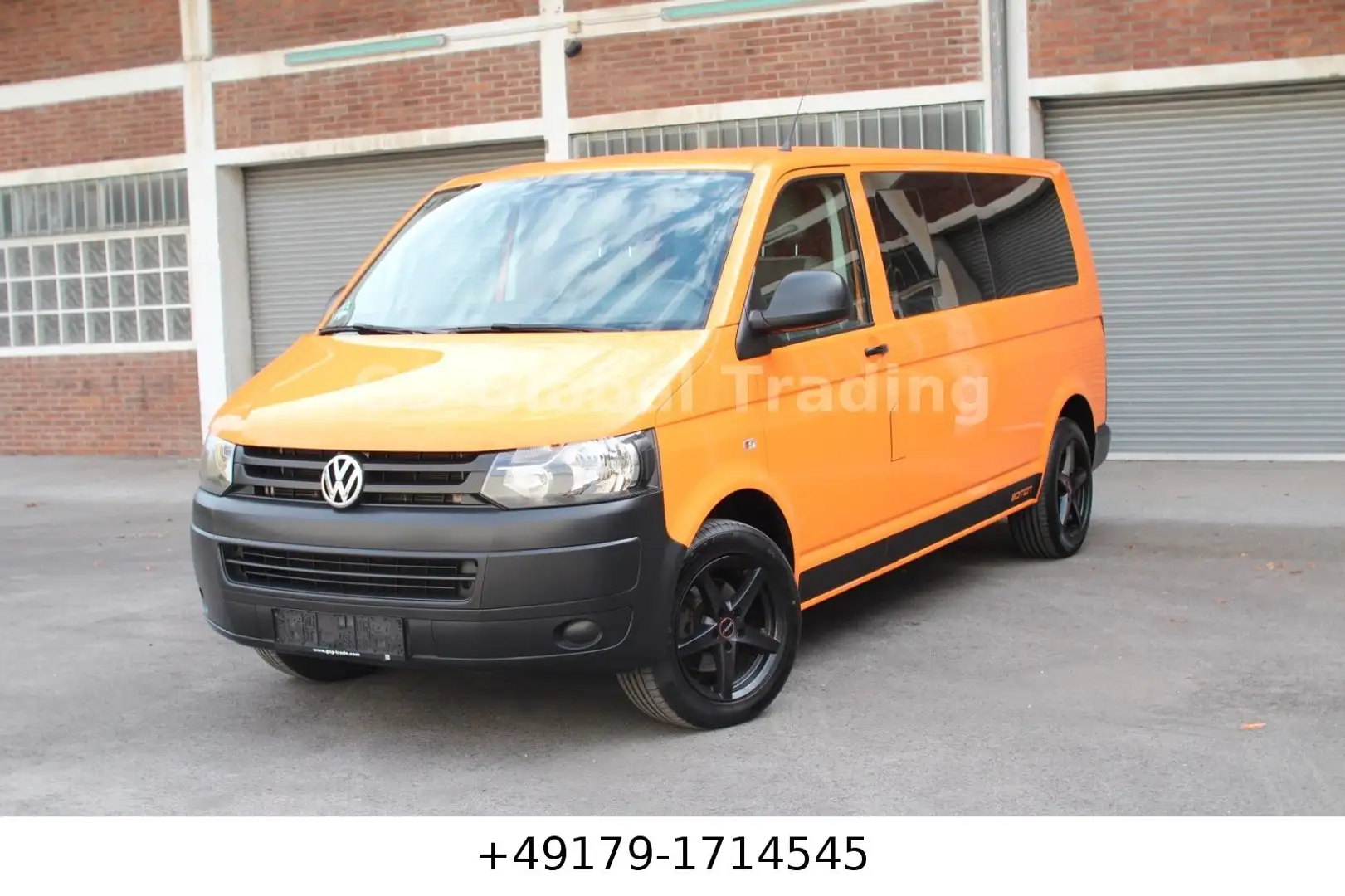 Volkswagen T5 Multivan T5 Transporter lang Navi AHK RFK Standhz. 17Zol Orange - 1