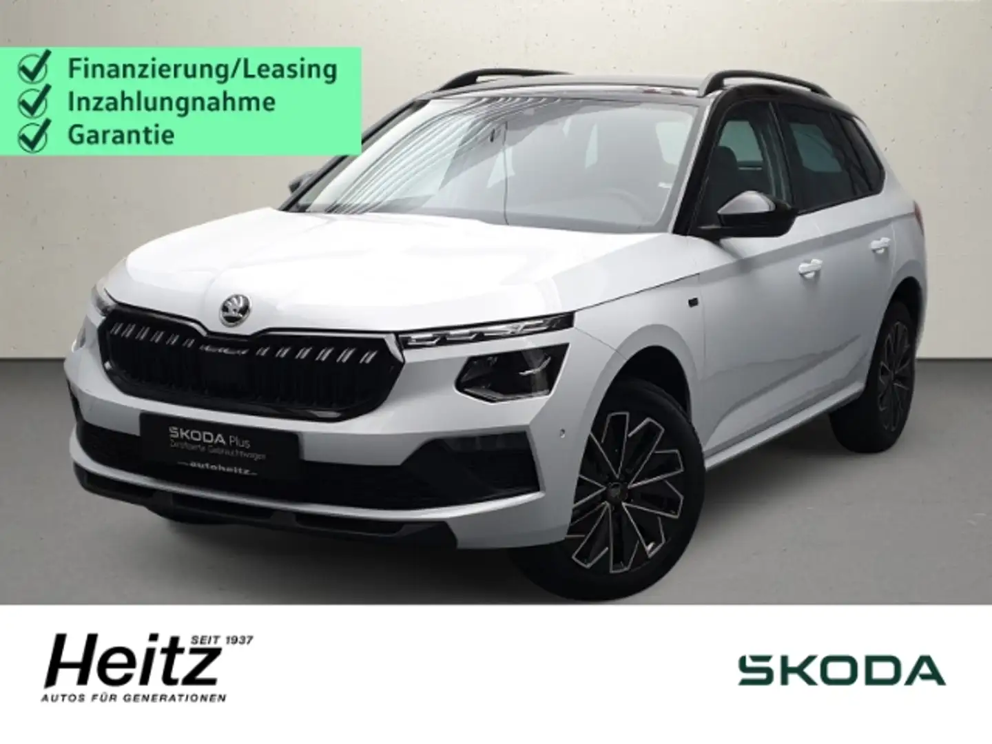 Skoda Kamiq TSI DSG Selection AHK LED ACC SmartLink Weiß - 1