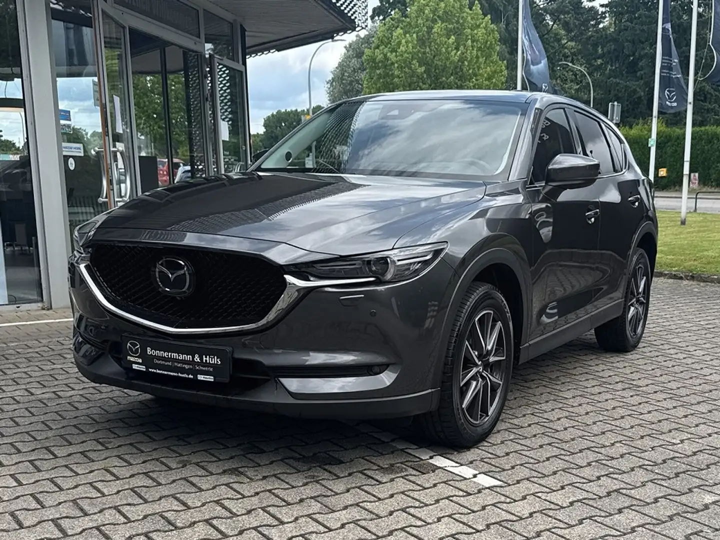 Mazda CX-5 Sports-Line AWD Leder TEC-P *Matrix-LED*360°*BOSE* Gris - 1