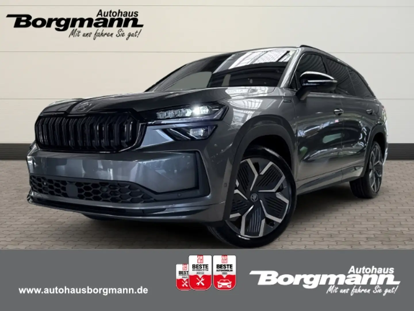 Skoda Kodiaq 2.0 TSI 4x4 Sportline Canton - 360Grad - AHK - LED Grau - 1