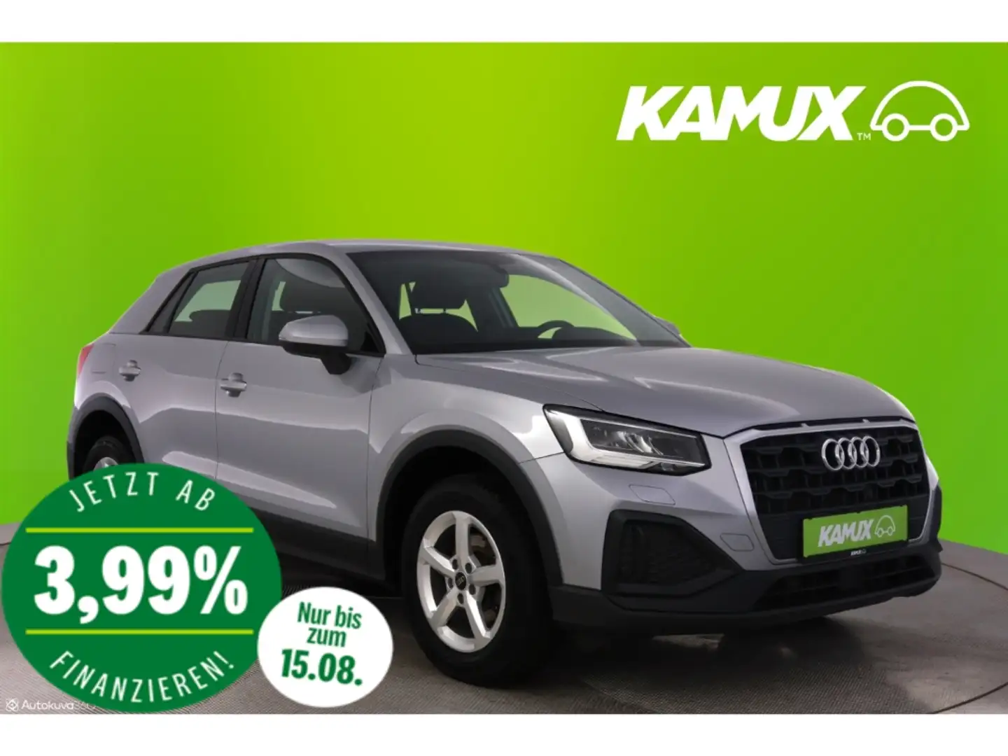 Audi Q2 35TFSI S-Tronic+LED+NAVI+CARPLAY+PDC Silber - 1