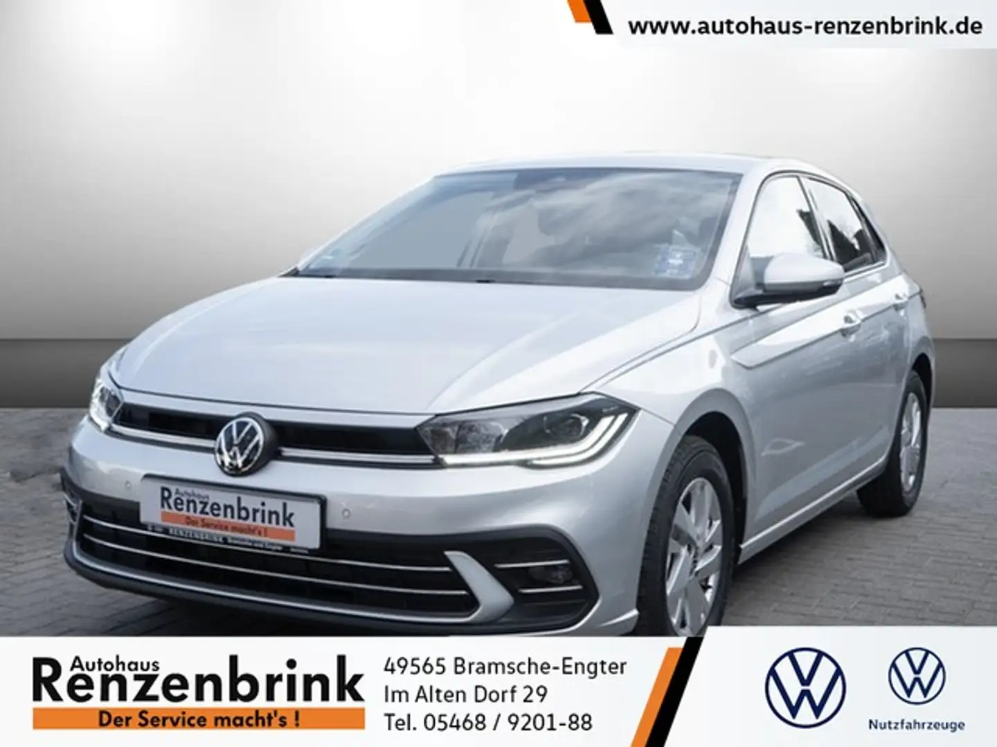 Volkswagen Polo VI (AE1)(05.2021->) Style 8-fach Navi Silber - 1