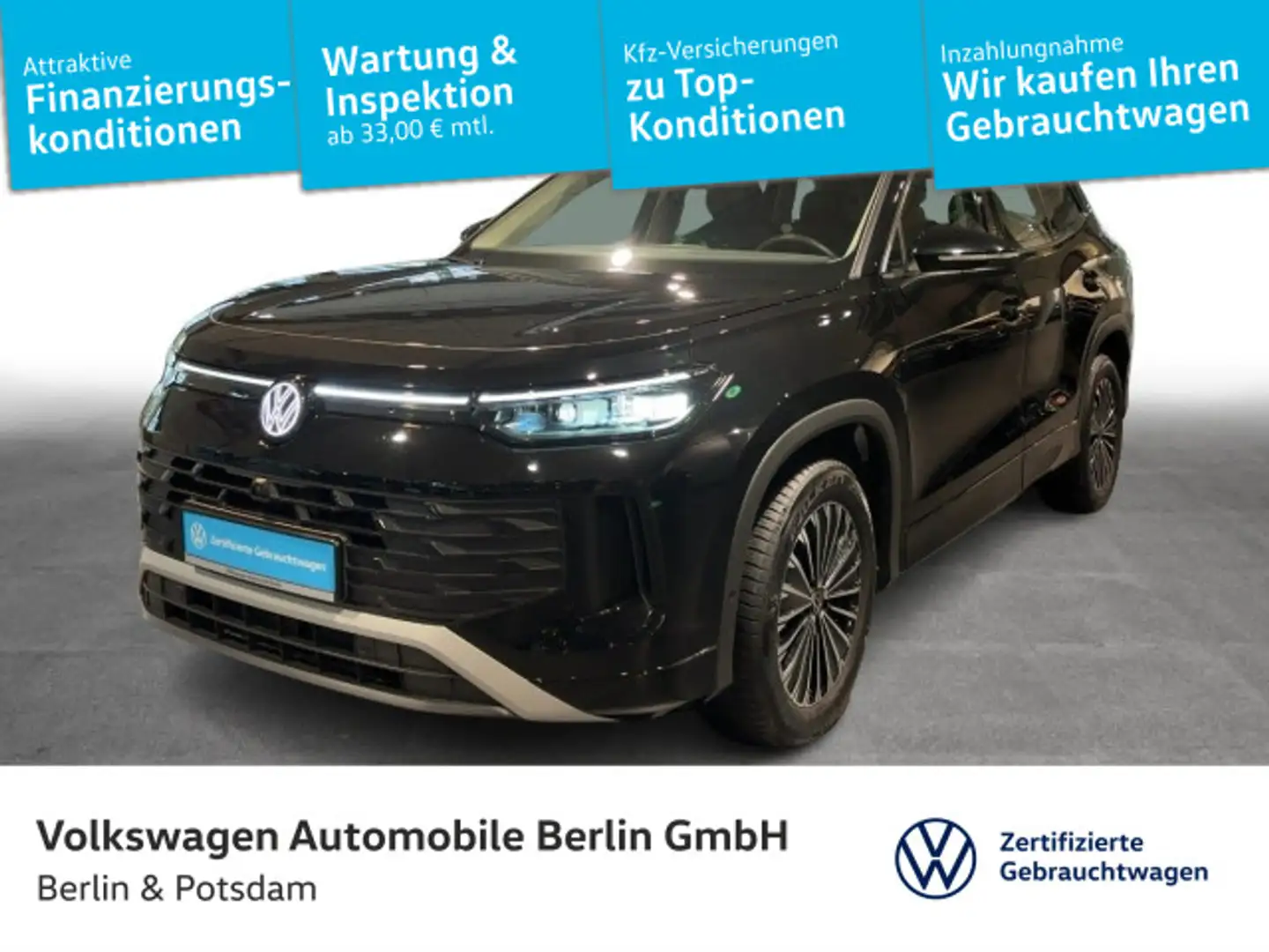 Volkswagen Tayron 2.0TDI DSG 4x4 NAVI AHK 7-Sitze MATRIX-LE Schwarz - 1