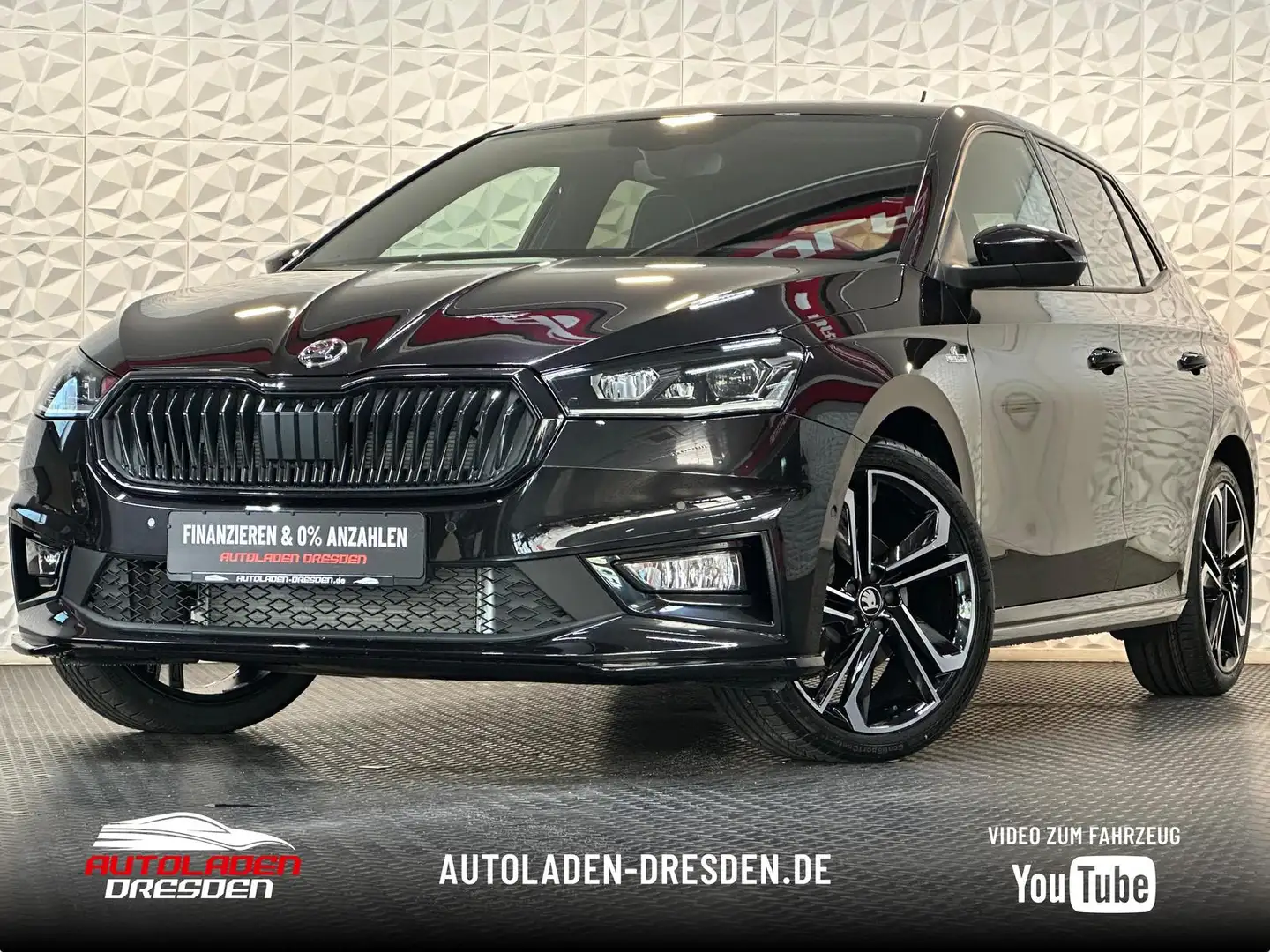 Skoda Fabia 1.5TSI MONTE CARLO* LED#ACC#SPUR#CAM#SHZ Schwarz - 1