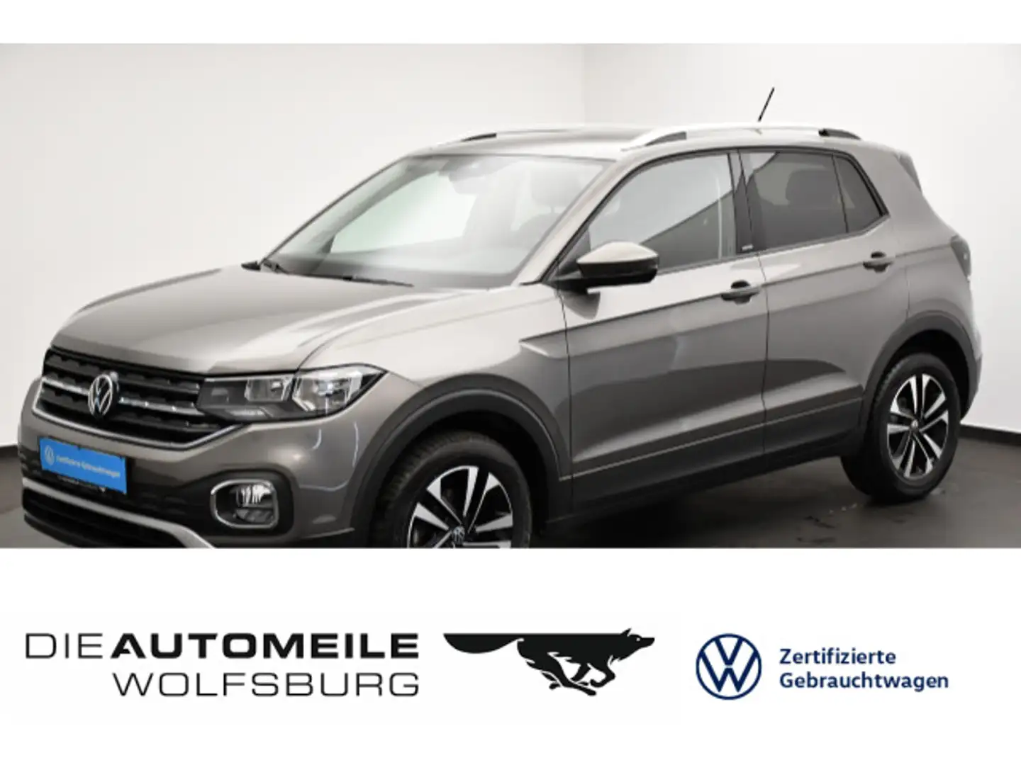 Volkswagen T-Cross 1.0 TSI United AHK/ACC/Rückkam Grau - 1